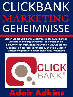 cover image of CLICKBANK-MARKETING-GEHEIMNISSE